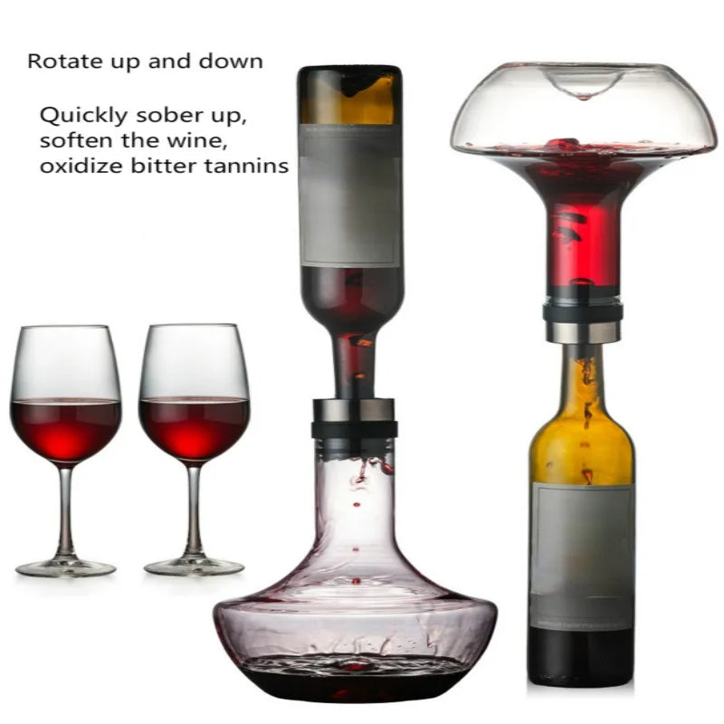 Sophisticated 3-in-1 Wine Decanter - DEVAN™