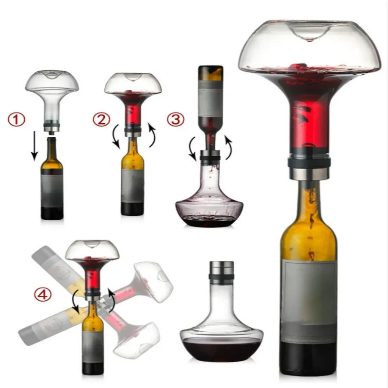 Sophisticated 3-in-1 Wine Decanter - DEVAN™