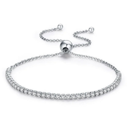 14K Gold Plated CZ Classic Tennis Bracelet