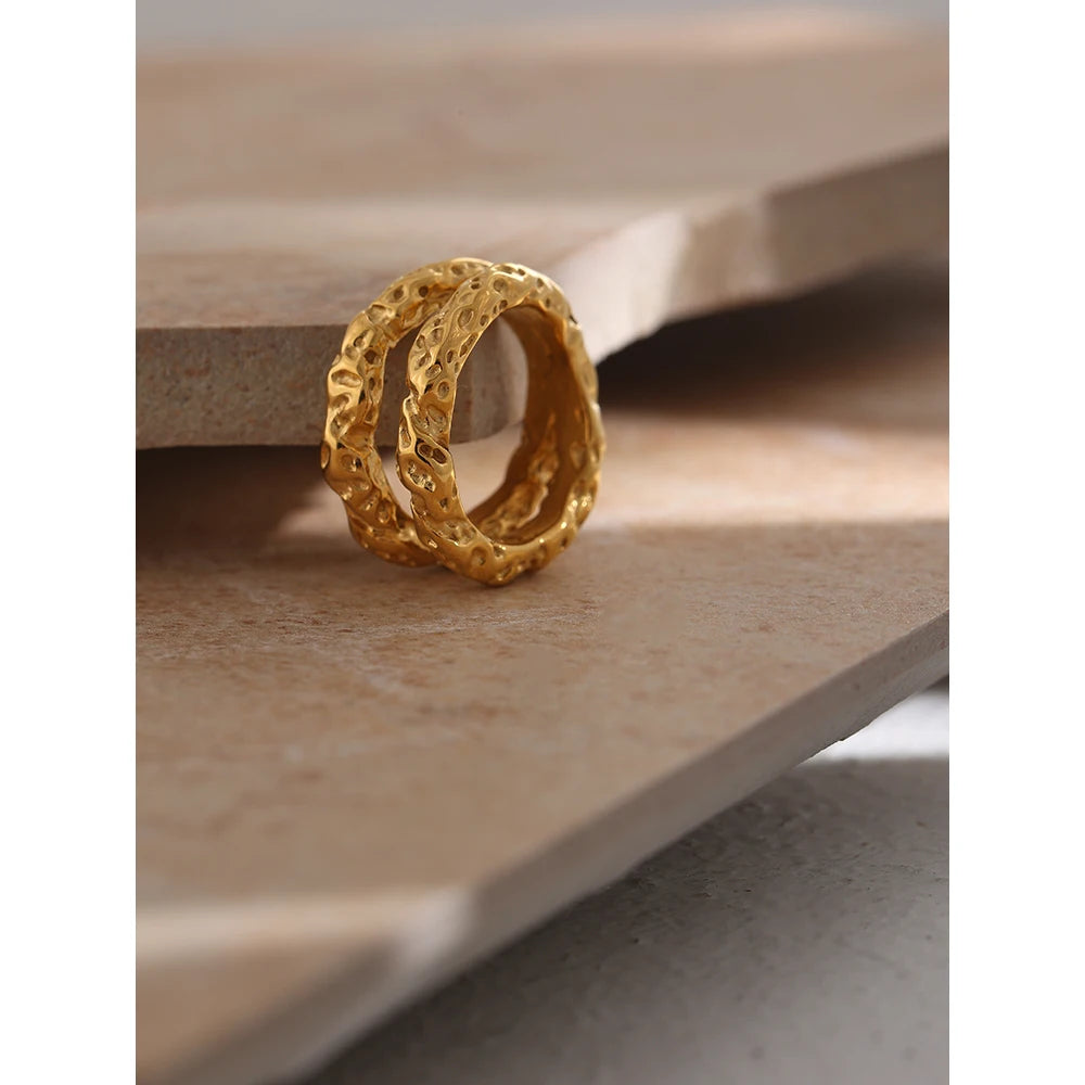 Elegant Gold-Plated Rings