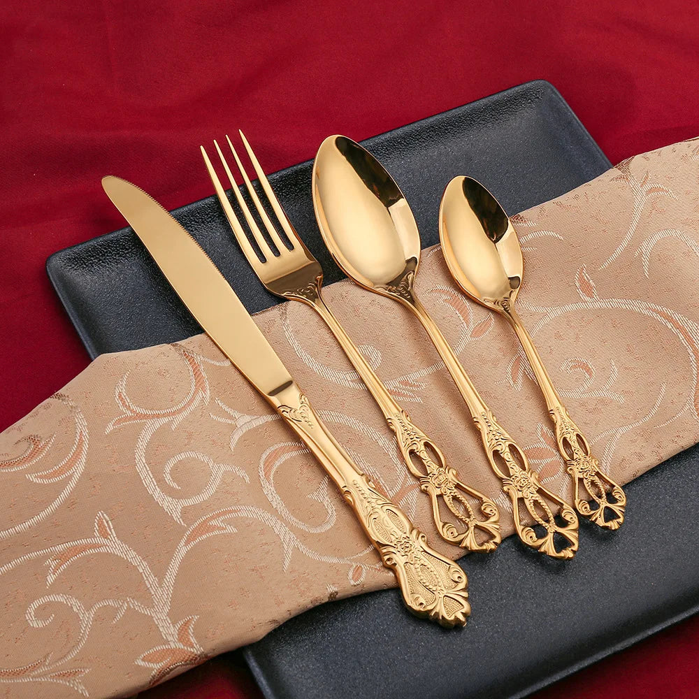 European Cutlery Set 24 Pieces