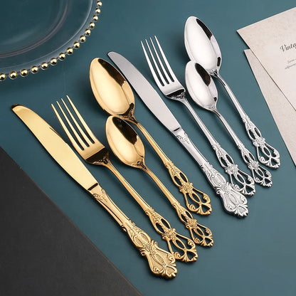 European Cutlery Set 24 Pieces