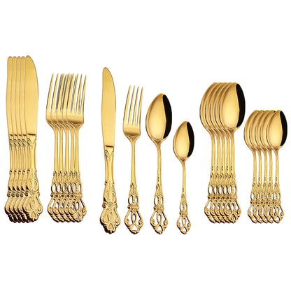 European Cutlery Set 24 Pieces