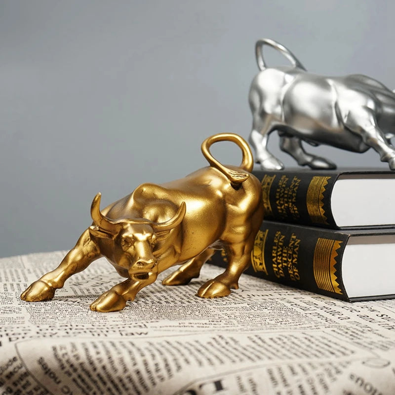 Wall Street Bull Sculpture - DEVAN