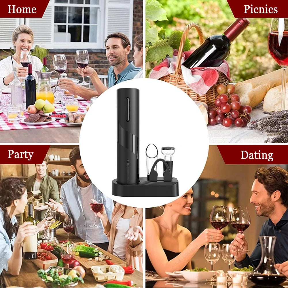 Electric Wine Opener + 3 Free Gifts