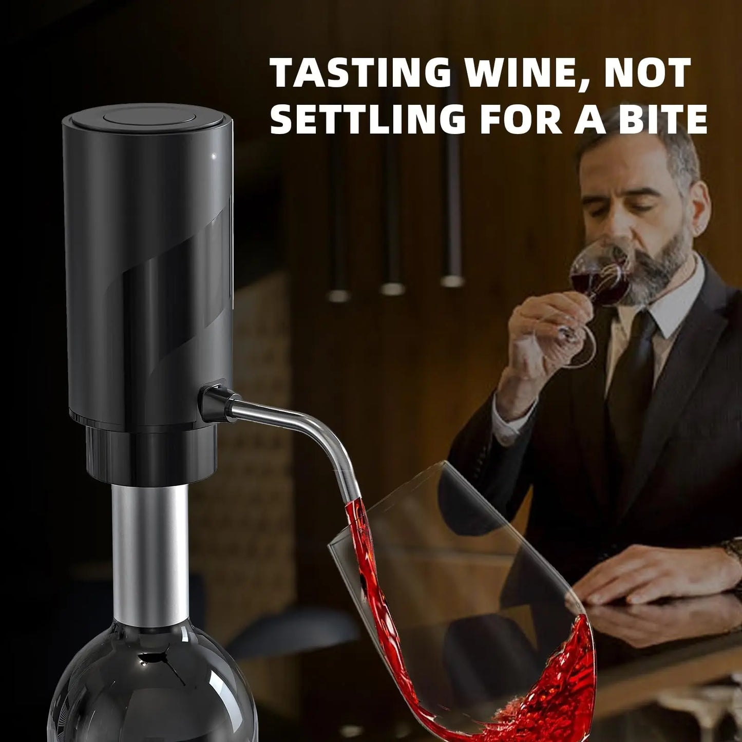 Electric Wine Opener and Aerator Devan + 2 Free Gifts