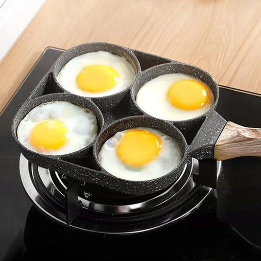 Non-stick Egg Frying Pan with 4 Holes - DEVAN