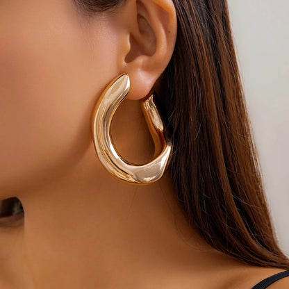 Irregular Open Hoop Earring