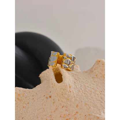 Elegant 18K Gold Plated Statement Ring -18K Gold