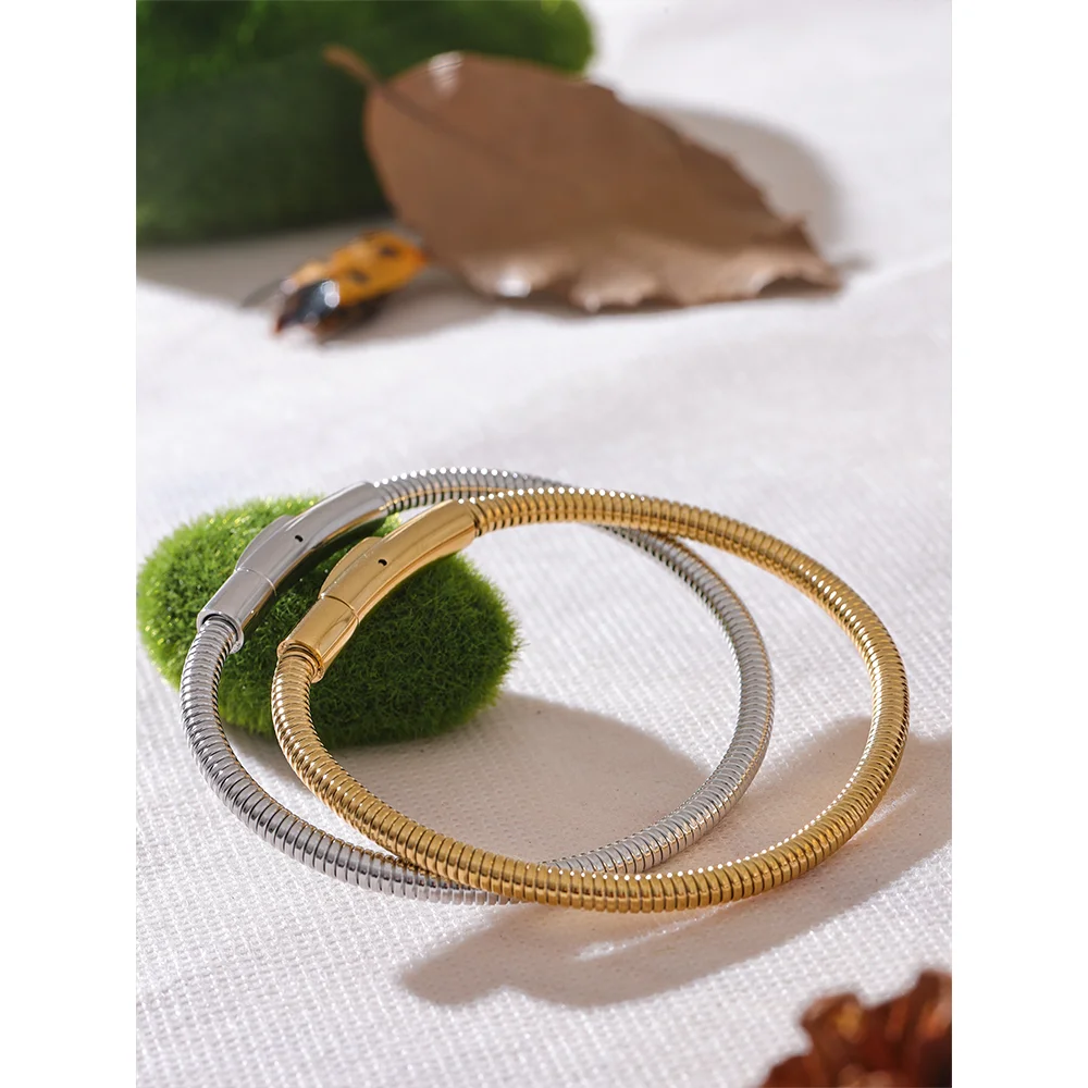 Bracelet Bangle - 18K PVD Gold Plated