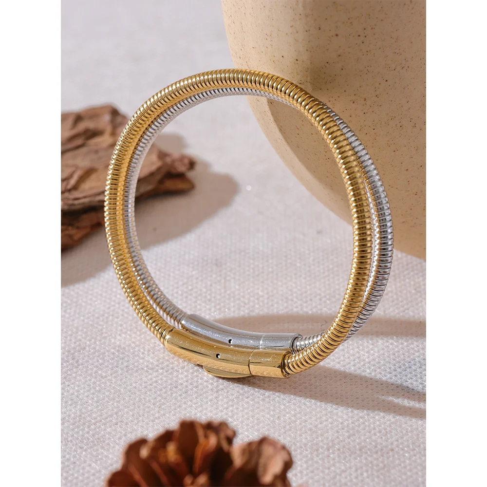 Bracelet Bangle - 18K PVD Gold Plated