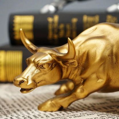 Wall Street Bull Sculpture - DEVAN