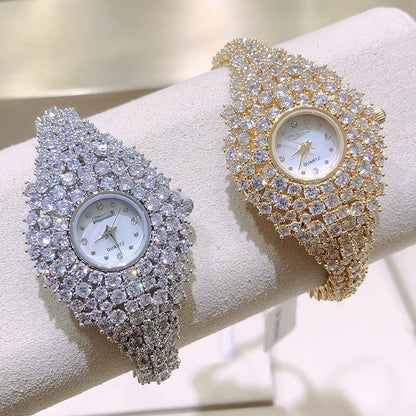 Luxury Women's Crystal Bracelet Watch