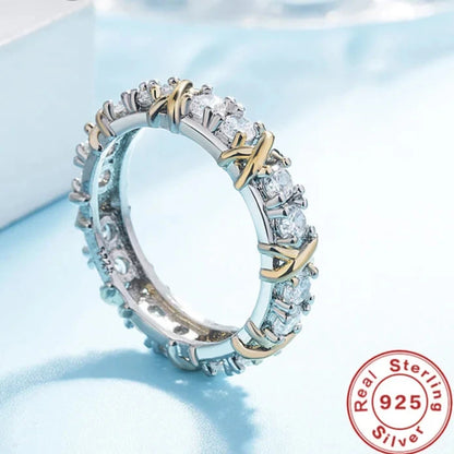 Elegant Zircon Crystal Ring