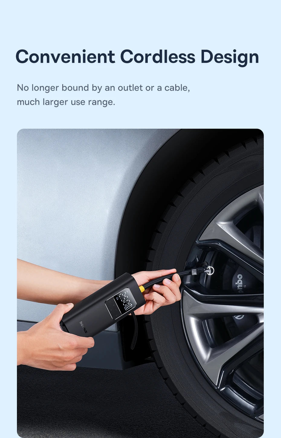 Wireless Car Air Pump Portable