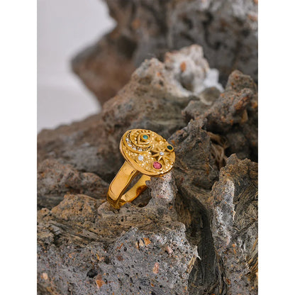 Celestial Charm Ring with CZ Zirconia