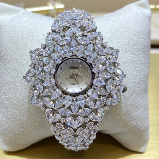 Luxury Elegant AAA Crystal Bracelet Watch