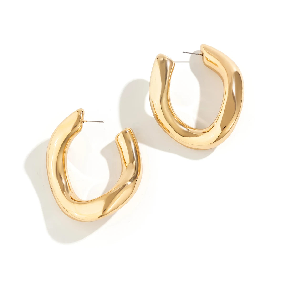 Irregular Open Hoop Earring