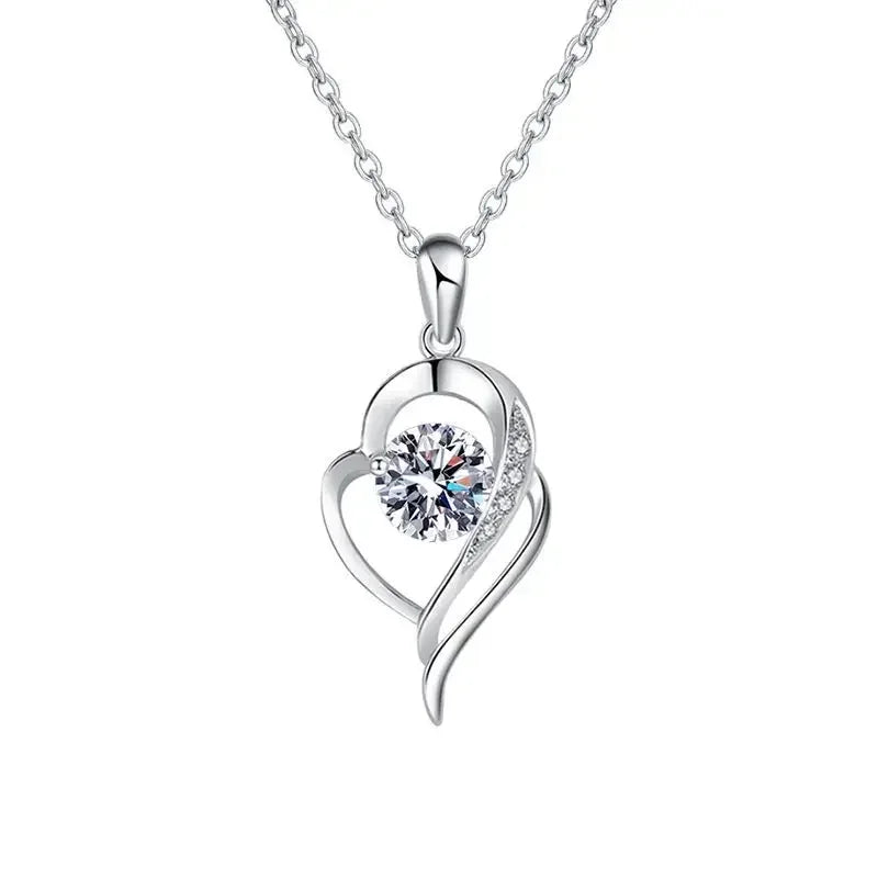 Carat Moissanite Pendant Necklace