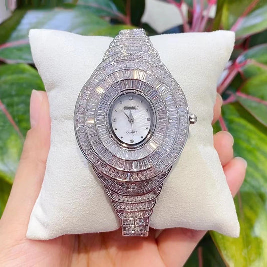 Luxury Bridal Zircon Bracelet Watch