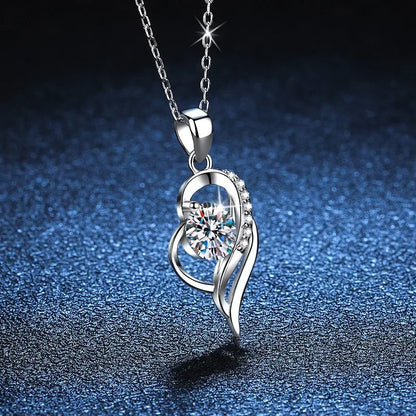 Carat Moissanite Pendant Necklace