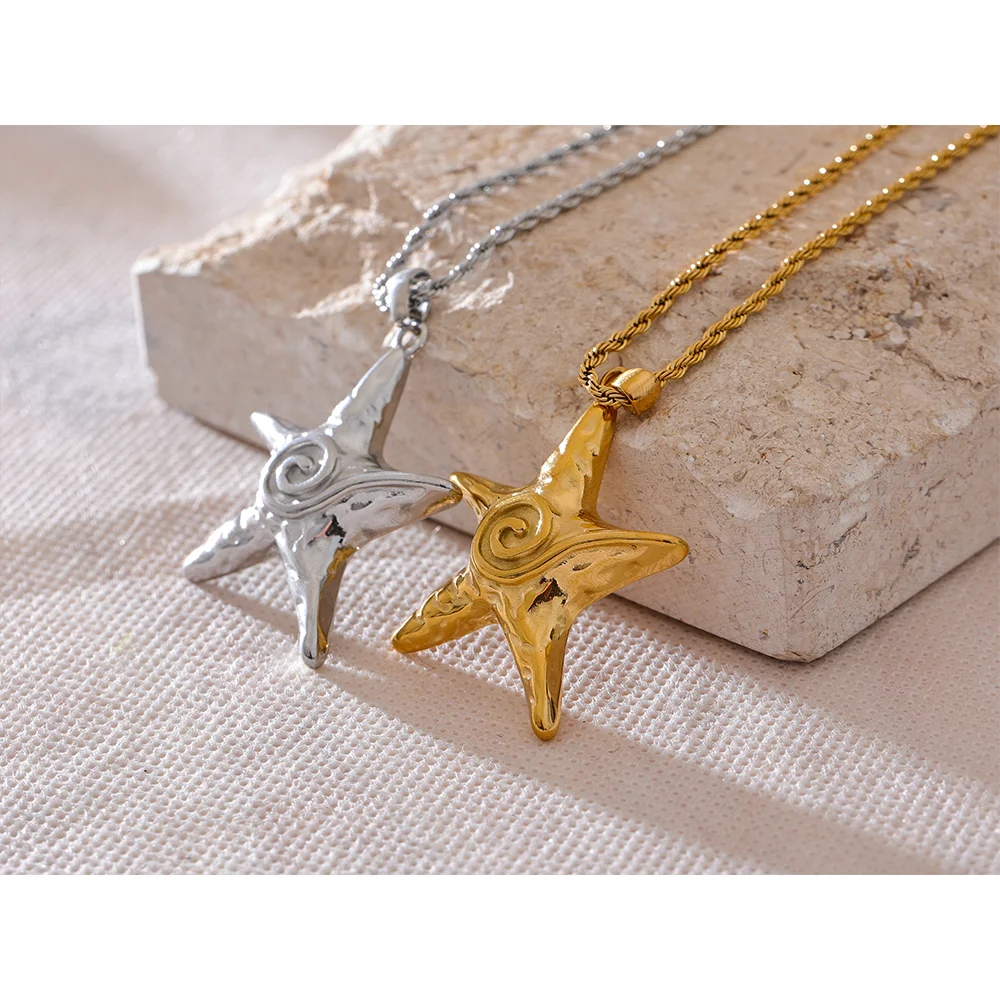 Elegant Starfish Pendant Necklace