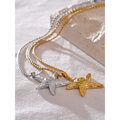 Elegant Starfish Pendant Necklace