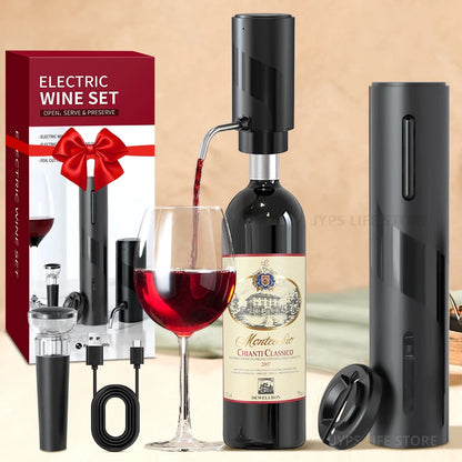 Electric Wine Opener and Aerator Devan + 2 Free Gifts