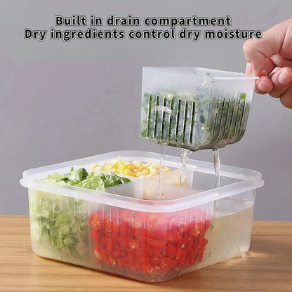 Refrigerator Organizer with Dividers - DEVAN